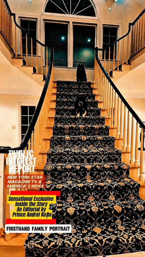 Victoria Gotti house interior grand staircase luxury mansion Long Island estate Prince Andrei Ratiu exclusive